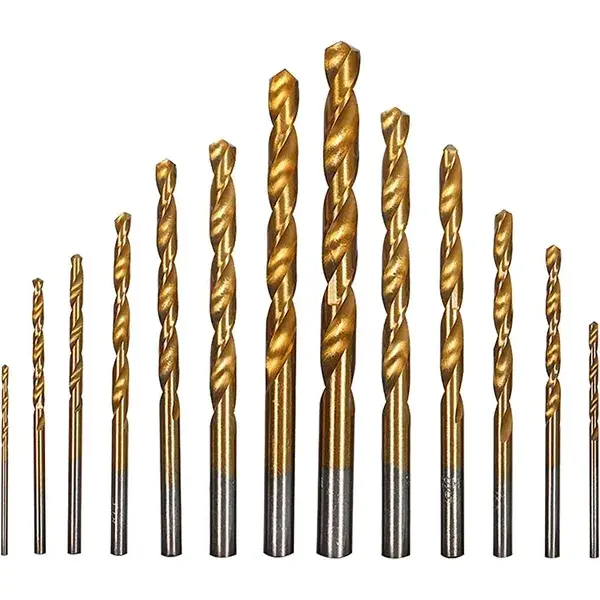 HSS Titanium Twist Drill Bits DIN 338 img1