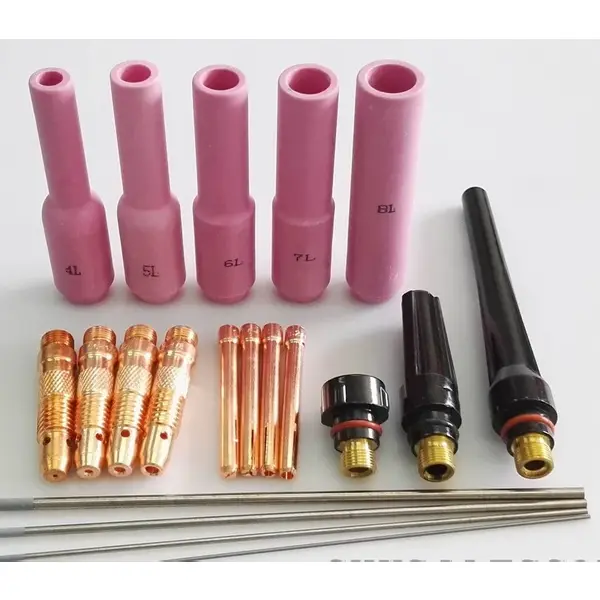 YESWELDER 49pc TIG Torch Consumables Kit - Fits WP-17, WP-18 & WP-26 Torches